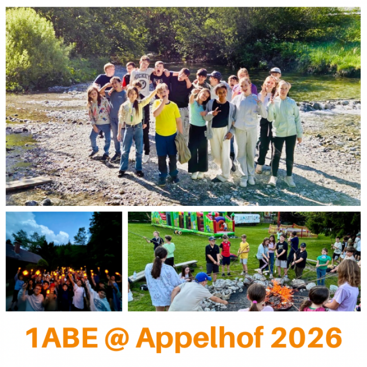 Projektwoche der 1A, 1B und 1E am Appelhof